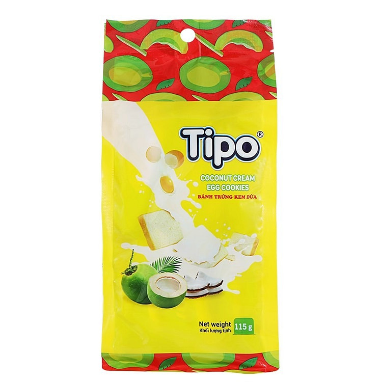 Vietnamese TIPO Coconut Flavored Rusks 115g 115 g