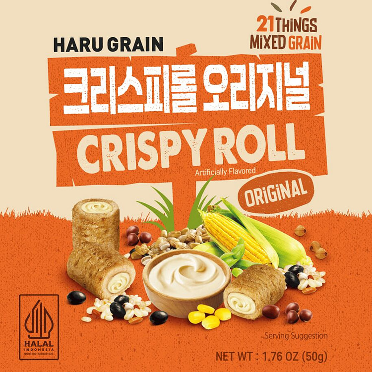 hy Haru Grain 脆皮卷 原味 1.76 盎司