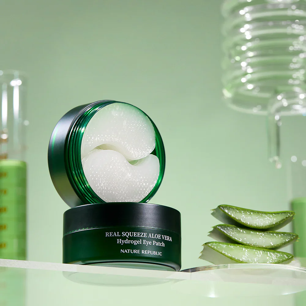 Get NATURE REPUBLIC REPUBLIC Real Squeeze Aloe Vera Hydrogel Eye Patch 90g  Delivered | Weee! Asian Market