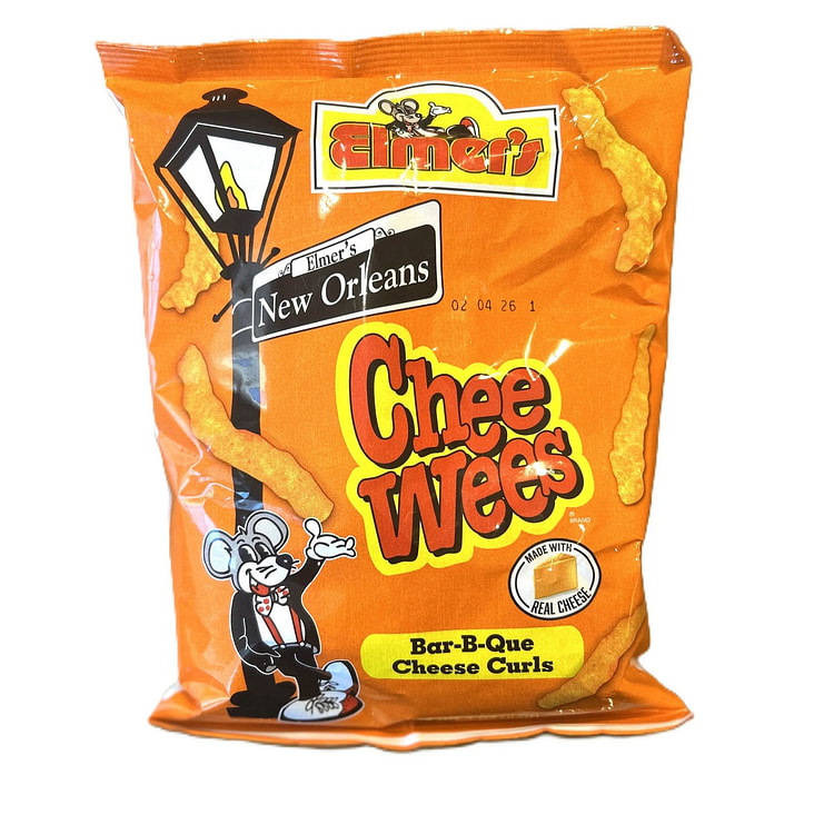 Elmers Chee Wees Bar-B-Que Cheese Curls (US) 1 each