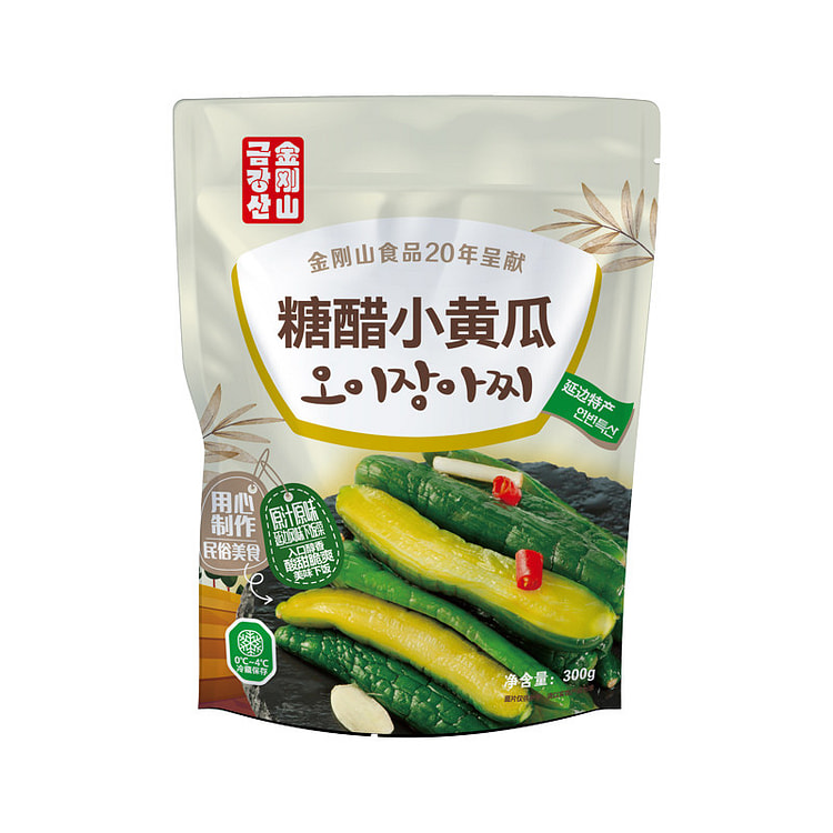 金刚山糖醋小黄瓜延边 300g*1袋 300 克