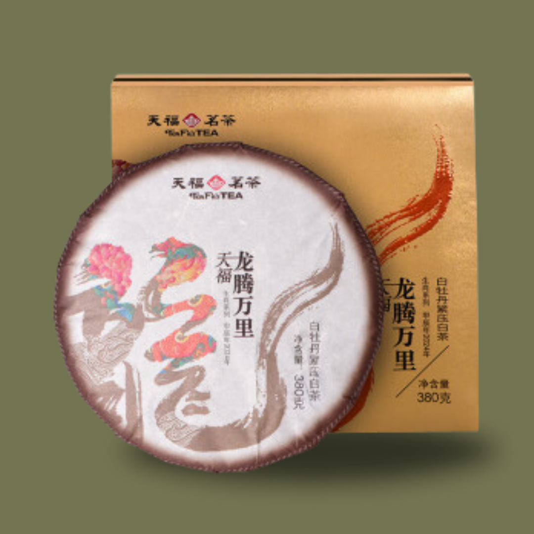 中国【天福茗茶】龙腾万里白牡丹紧压白茶礼盒380g - Weee!