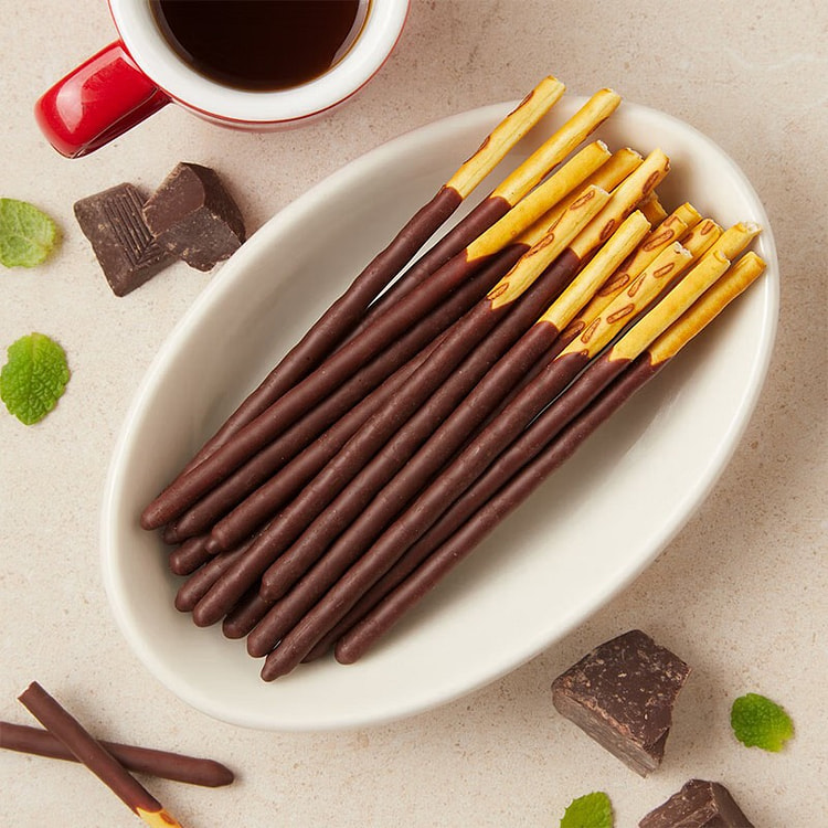 乐天（LOTTE）派派乐 pepero 巧克力棒 夹心坚果脆 曲奇饼干 休闲零食 (min 2)