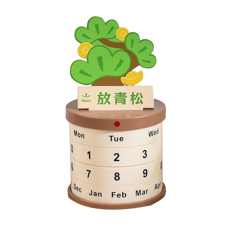 Rotating Wheel Perpetual Calendar - Relax 1 count