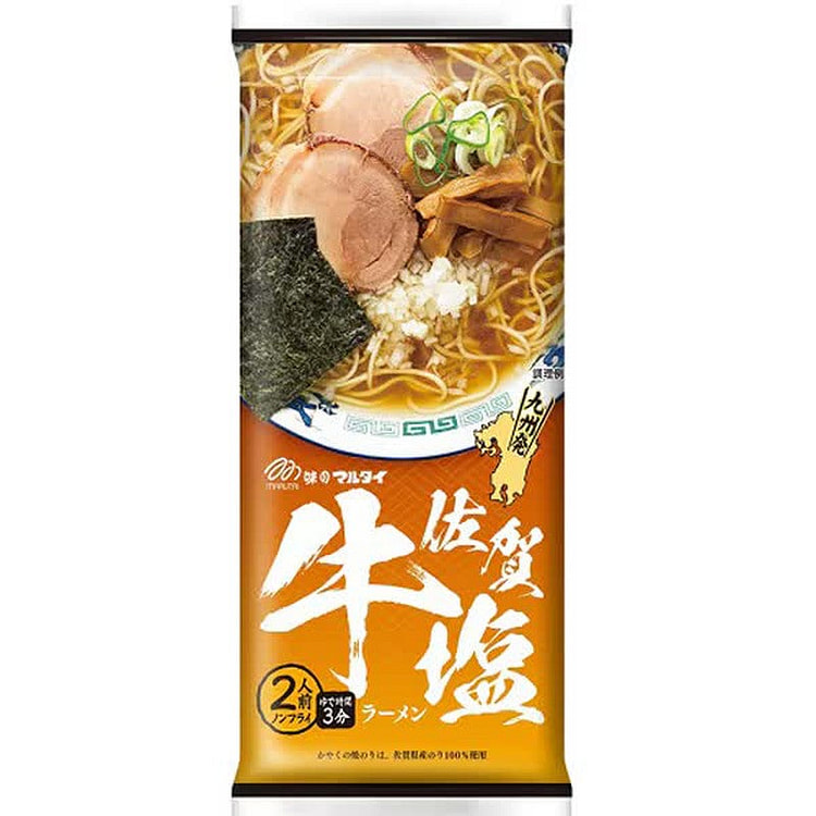 Marutai 佐贺牛肉盐拉面 [卷面 185g]