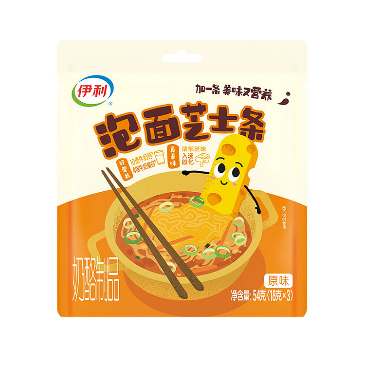 伊利泡面芝士条方便面伴侣速食奶酪54g*1包