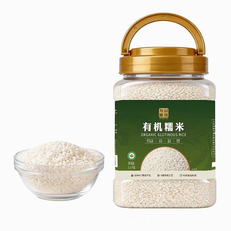 有机糯米1.1kg 1 罐