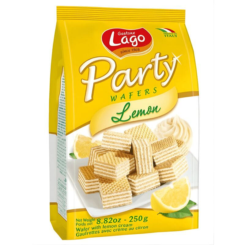 [LAGO] Lemon Party Wafers – 250g 1 each