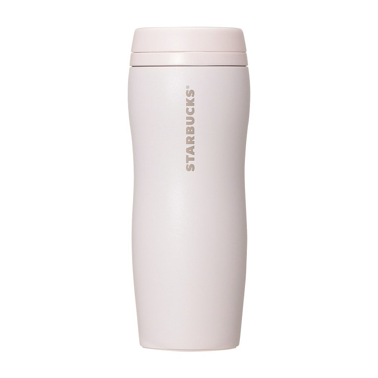 スターバックス ギフトボックス カーブドステンレスボトル ピンクベージュ 355ml
