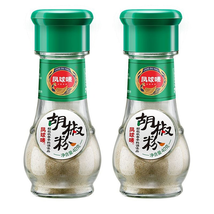 Fengqiu Brand White Pepper Powder Seasoning 40 g