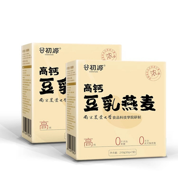 Soy milk oatmeal 210g*2 boxes