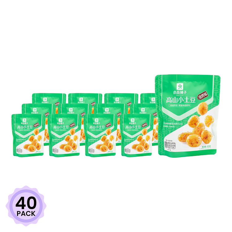 良品铺子 高山小土豆(烧烤味) 205 克*40 包