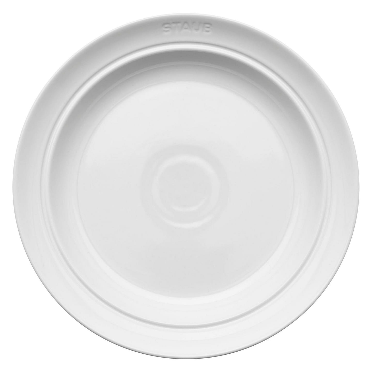 STAUB Ceramic Dinnerware 4-pc 9.5-inch Soup/Pasta Bowl Set 4-pc / White 1 each