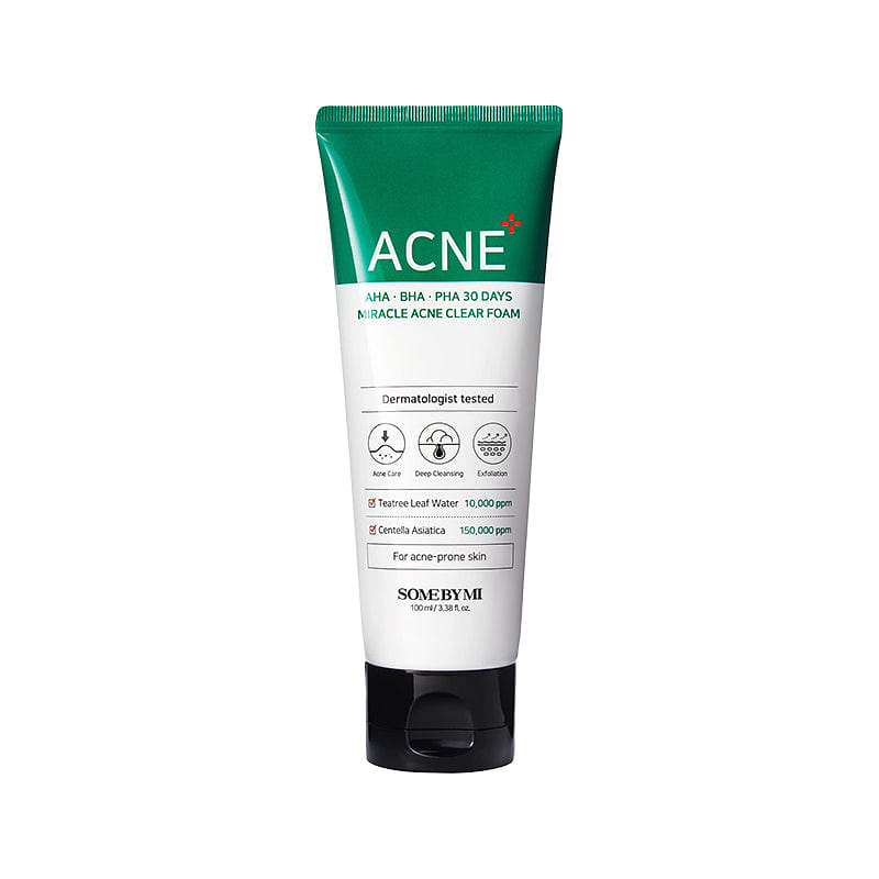 SOMEBYMI AHA BHA PHA 30 Days Miracle Acne Clear Foam 100ml 1 each