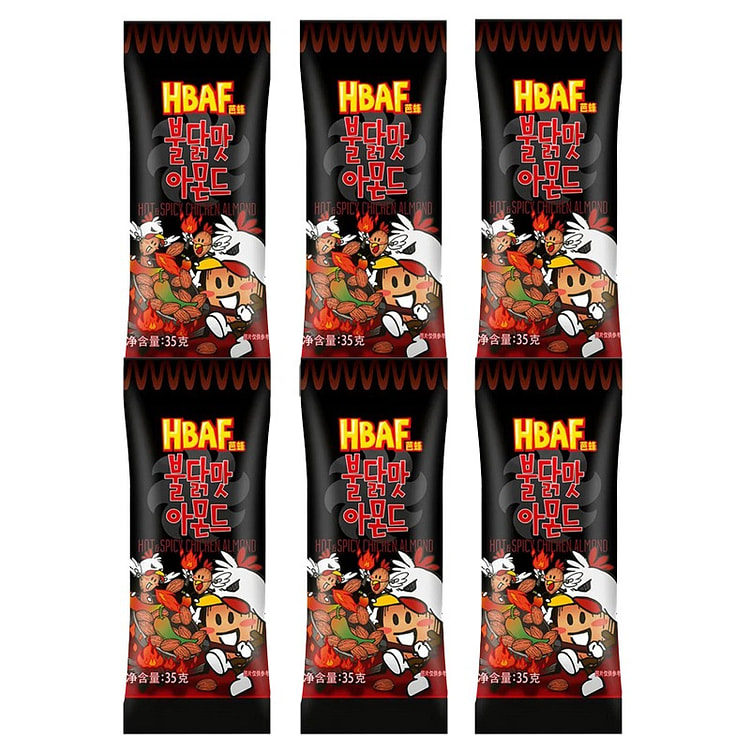 韩国芭蜂 扁桃仁火鸡味35g*6