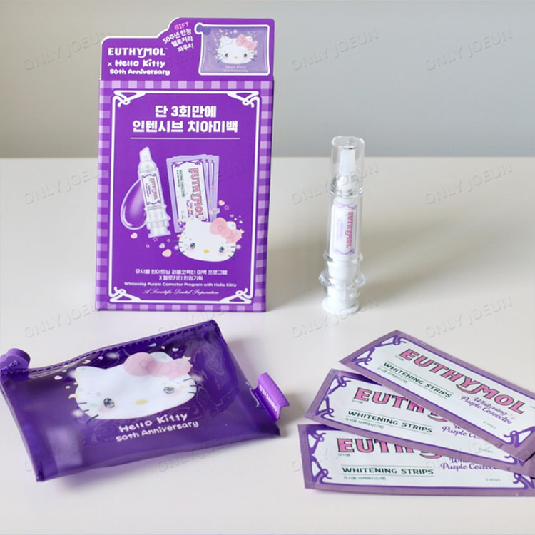 EUTHYMOL: Whitening pen + tooth patches.