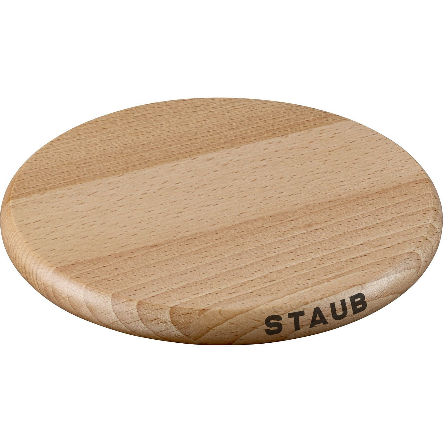 STAUB Round Magnetic Wood Trivet 9-inch / Brown – 9 1 each