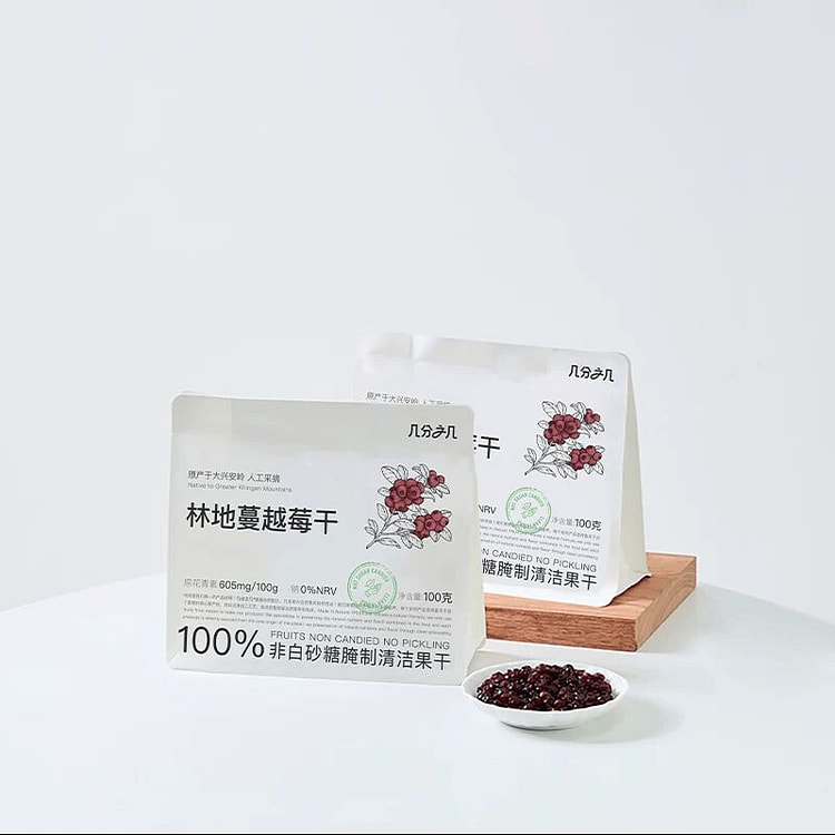 几分之几蔓越莓干烘培辅食原料100克*1袋 100 克