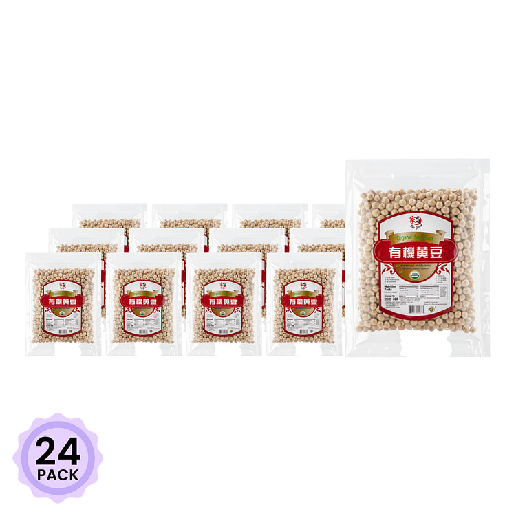 家乡味 有机黄豆 16 盎司*24 包