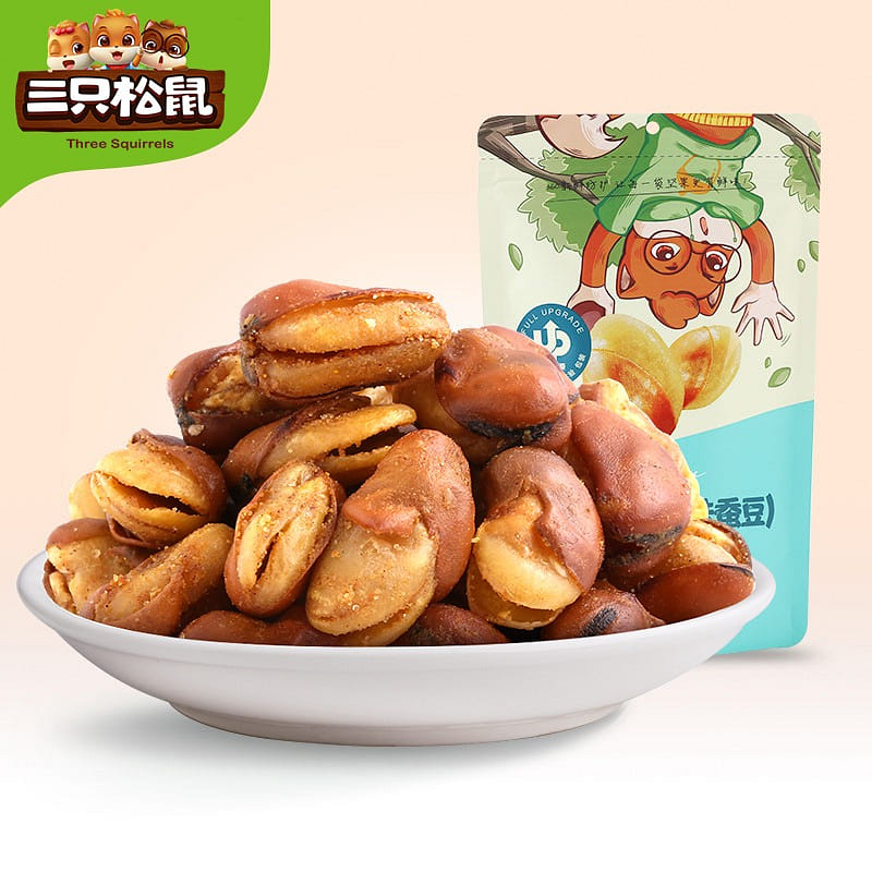 Three squirrel orchid bean cow rou taste 205 g