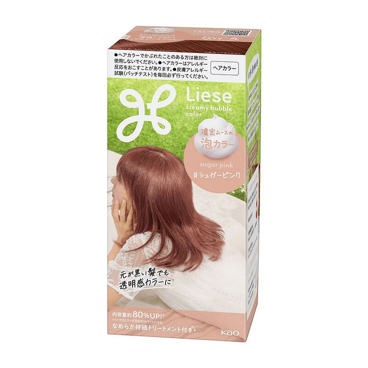 Kao Liese Prettia Foam Color Sugar Pink 115mL 115 ml