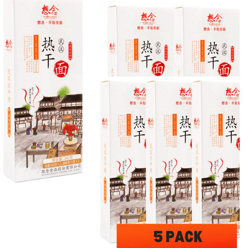 想念武汉热干面 风味挂面342克*5盒 342 克