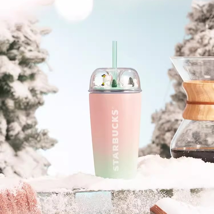 Get Starbucks Pink and Green Gradient Stainless Steel Walking Mug 473ml  Munchkin Ser Delivered | Weee! Asian Market