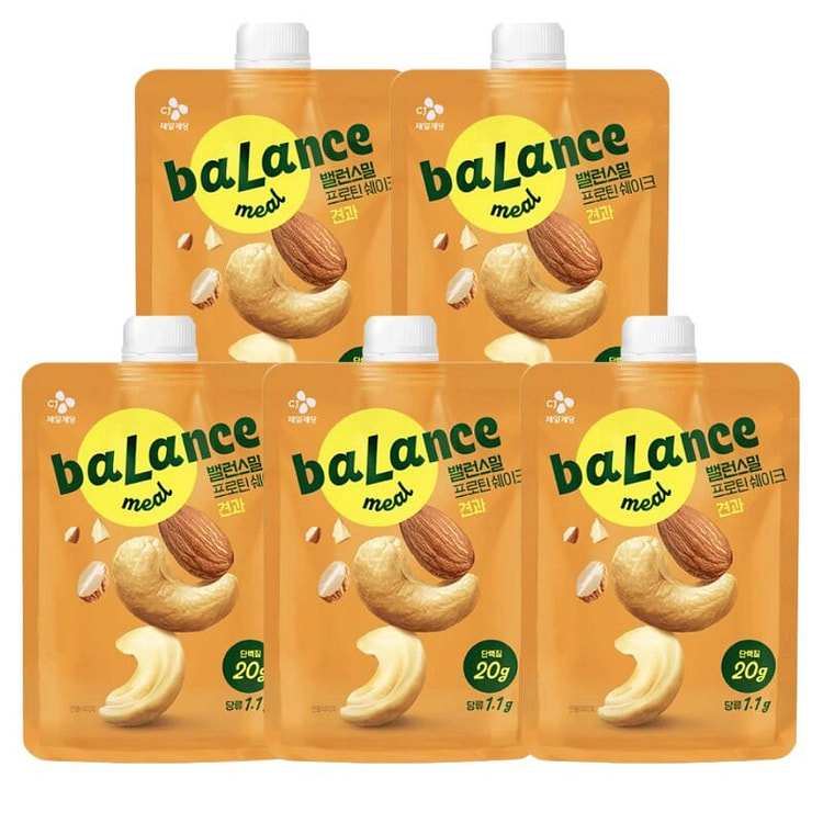 CJ Balance Meal Nut Protein Meal Shake 5 pack