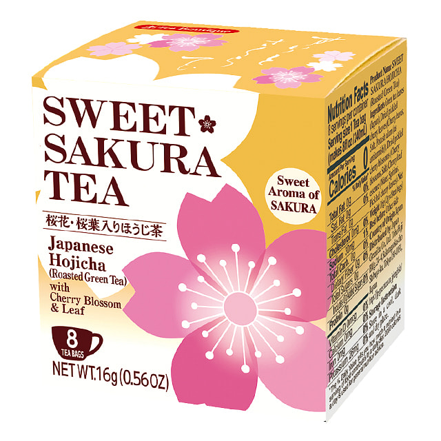 Tea Boutique Sweet Sakura Tea Roasted Green Tea 8p 1 each