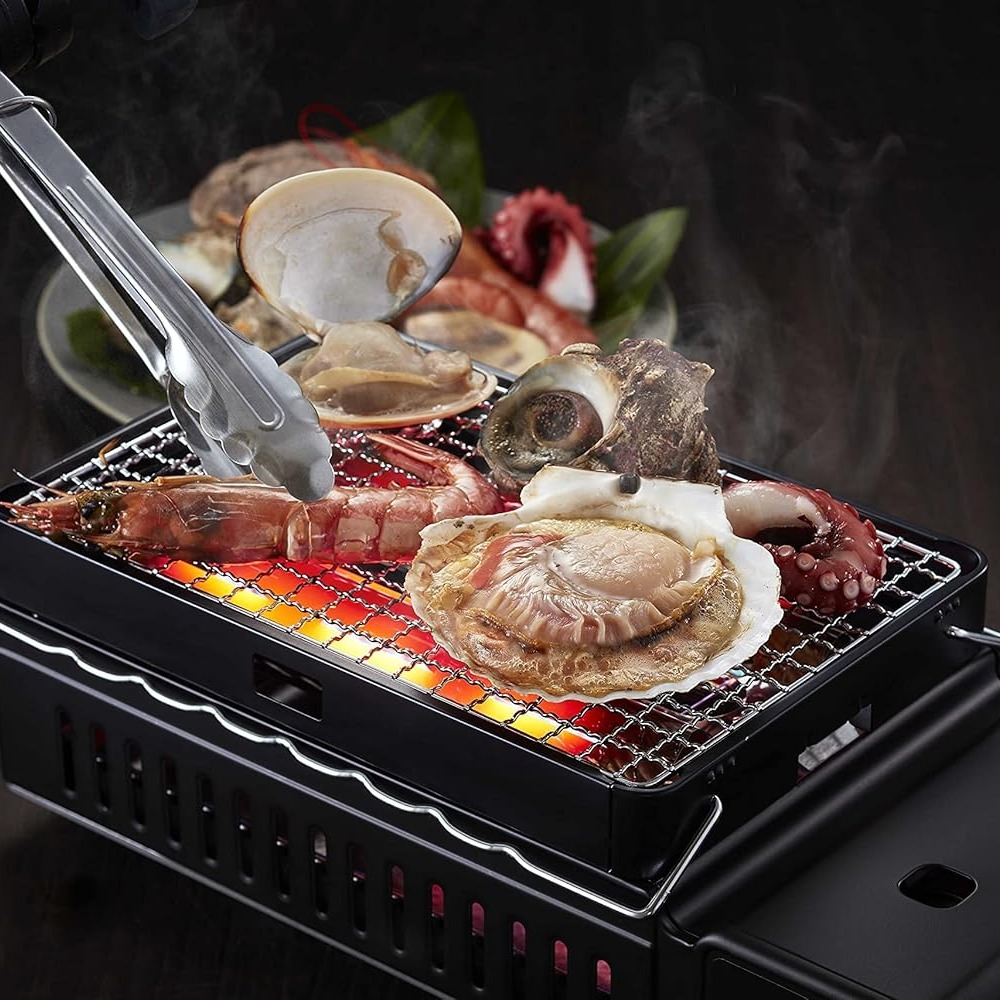 Get Iwatani Portable Gas Grill BBQ Stove Black Delivered | Weee