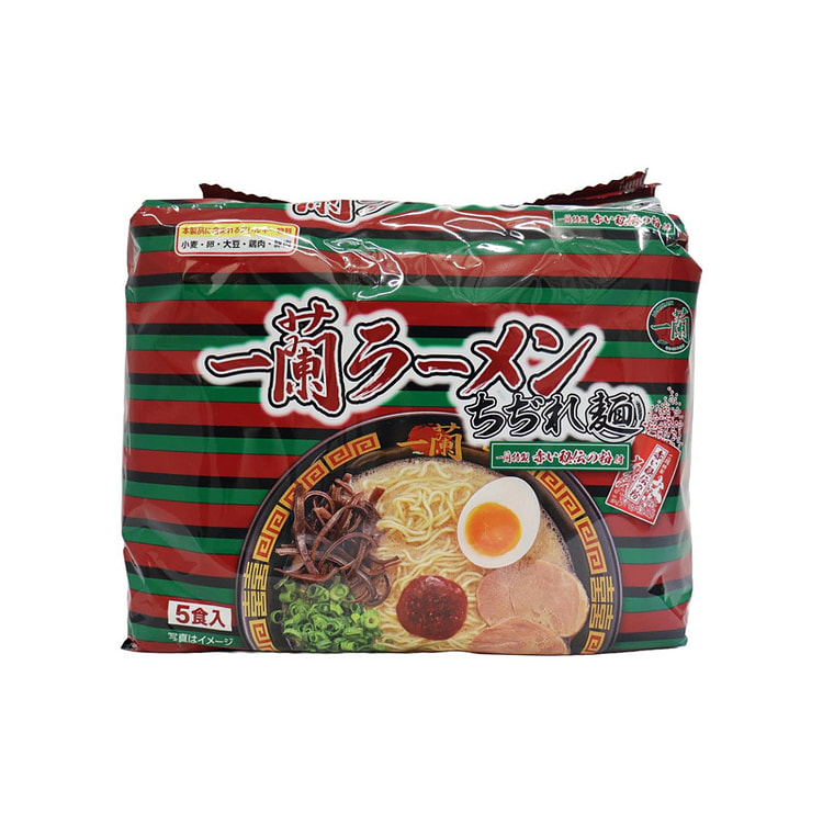 一兰拉面 卷曲面 特制红色秘传调味粉 133g×5 5 份