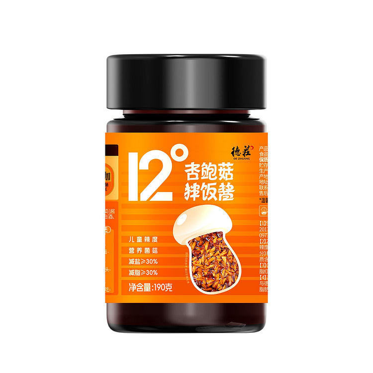 德庄杏鲍菇拌饭酱12°复合调味料