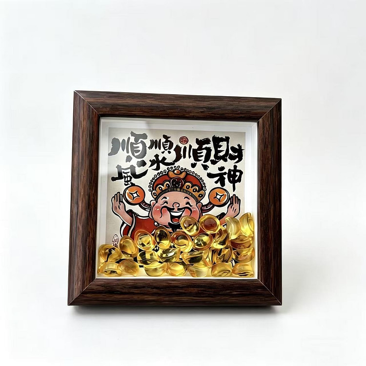 God of Wealth desktop ornament * 1 1 case