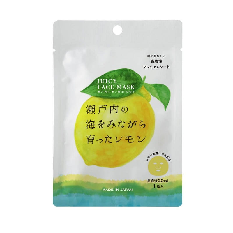 DAJ Setouchi Lemon Juicy Face Mask 1 sheet 1 each