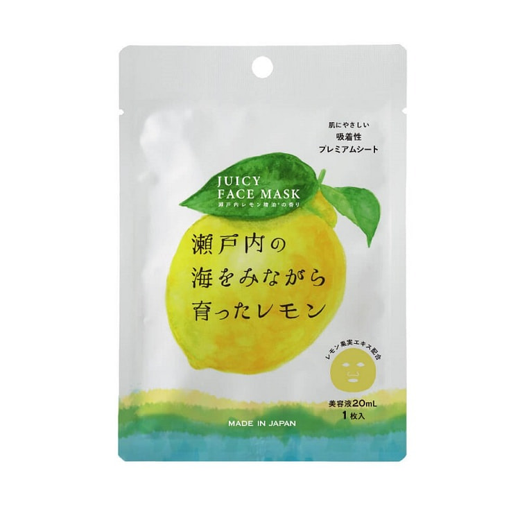 Mặt nạ dưỡng da DAJ Setouchi hương chanh tươi mát (1 miếng) 1 phần