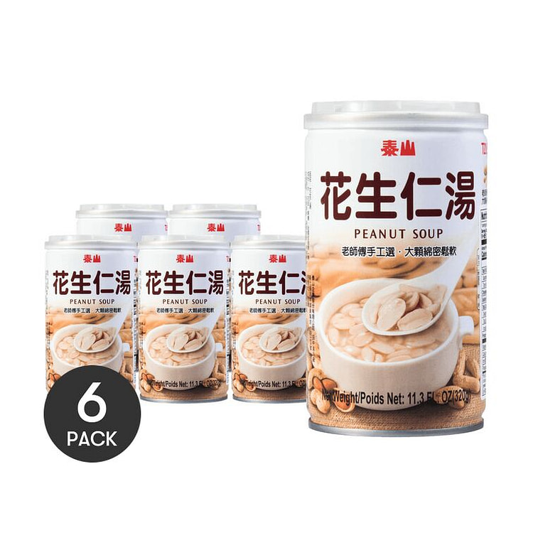 TAISUN Peanut Soup 11.29 oz x 6 Cans 320 g*6 cans