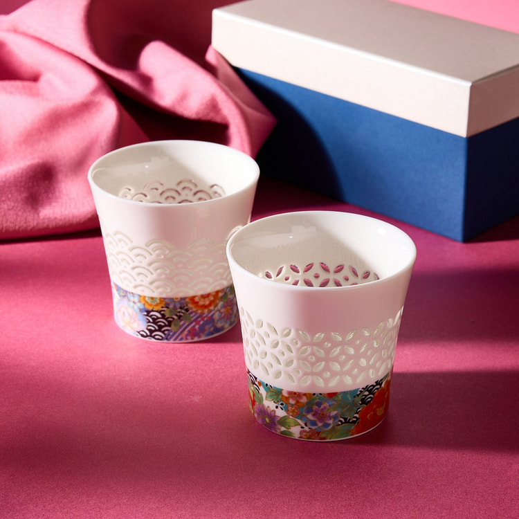 半透明友禅杯套装