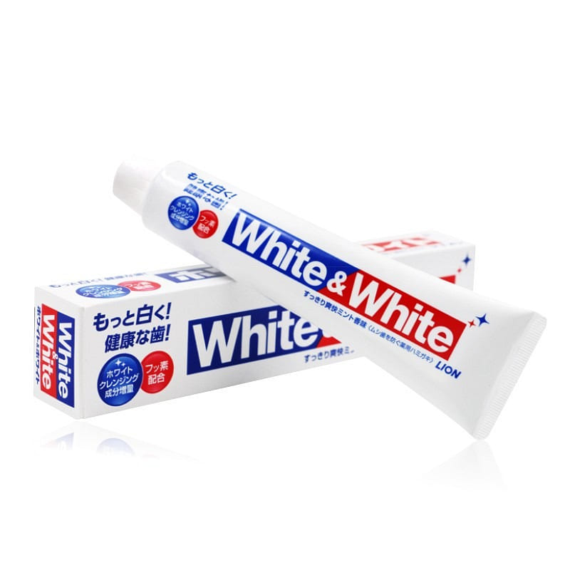 Lion White & White Whitening Effect Toothpaste120g 1 count