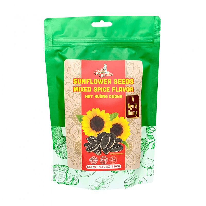 Chuon Chuon Sunflower Seeds Mixed Spice 130g 1 each