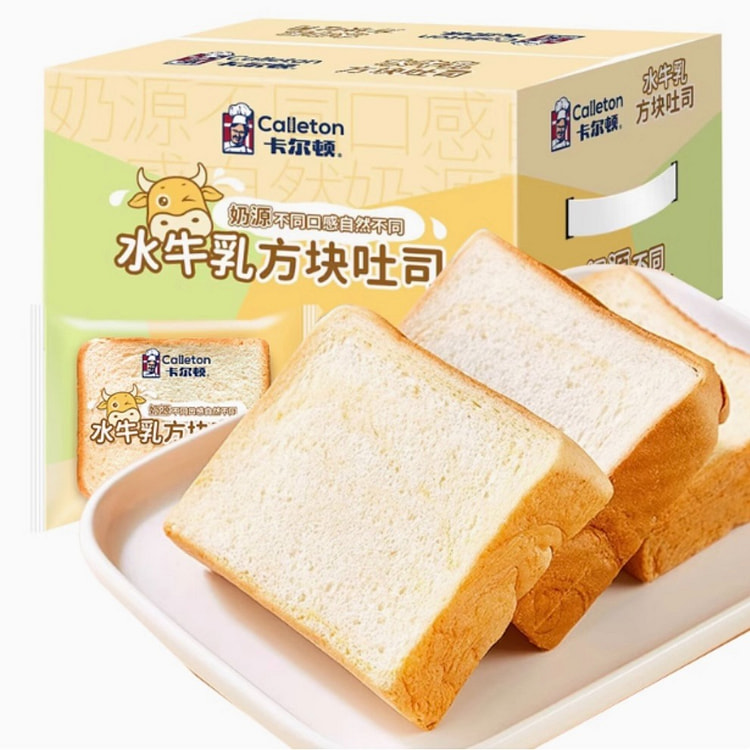 卡尔顿 水牛乳方块吐司60g*10枚