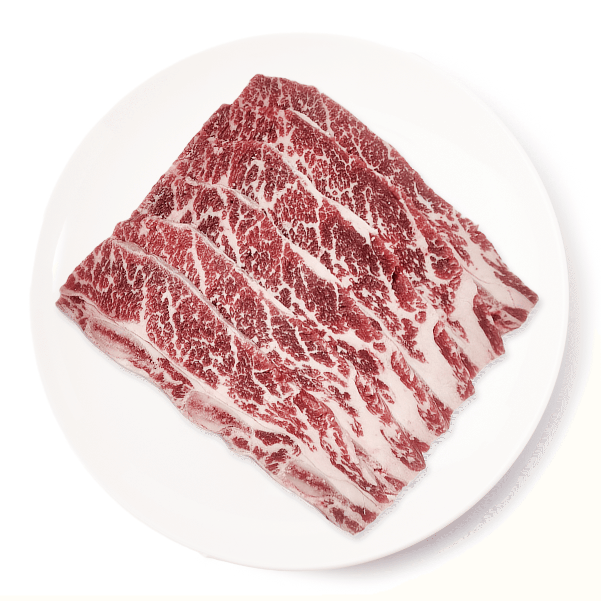 Costelas Curtas de Carne Bovina USDA Prime (Estilo KBBQ) 1.5 lb