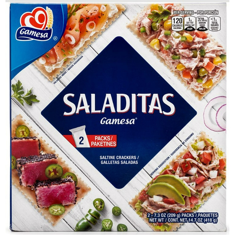 Gamesa Saladitas Galletas de soda 418 gramo(s)