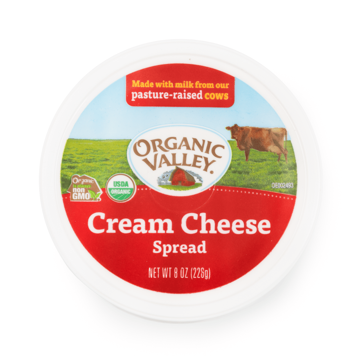 Get Organic Valley Organic Cream Cheese Spread 8 oz Delivered