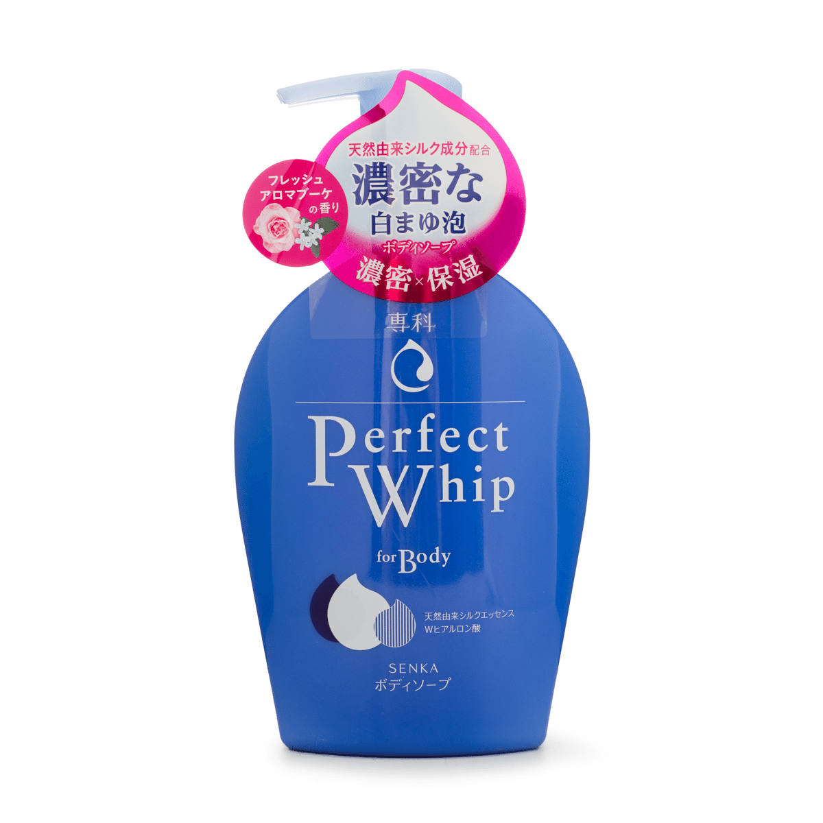 Shiseido Senka Perfect Whip Body Soap, Bouquet Aroma 500 ml*9 pack
