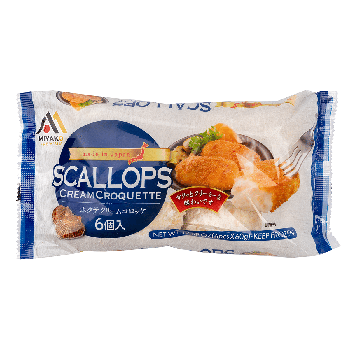 Miyako Cream Croquette Scallop Flavor 12.69 oz