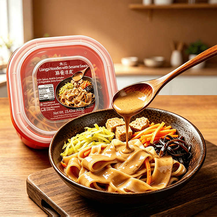 Liangpi Noodles witn Sesame Sauce 437 g