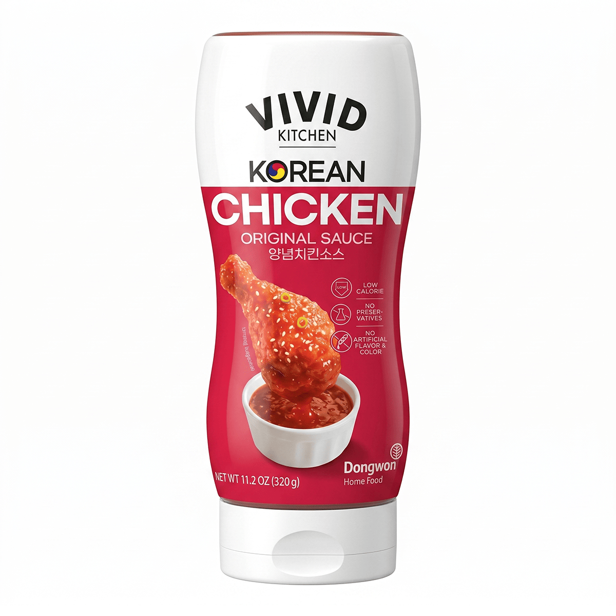 VIVID Kitchen Low-Calorie Korean Fried Chicken Sauce 11.2 oz