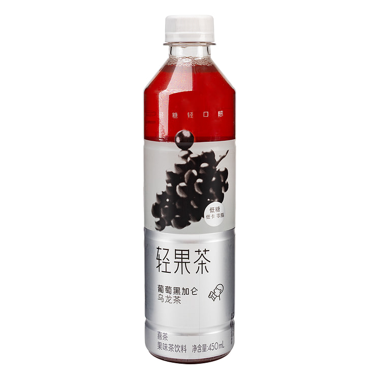 喜茶 轻果茶 葡萄黑加仑乌龙茶果味茶饮料 450 毫升