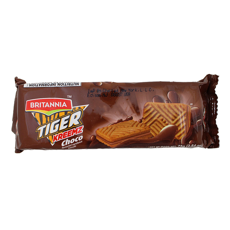 Britannia Tiger Kreemz Choco 75 g