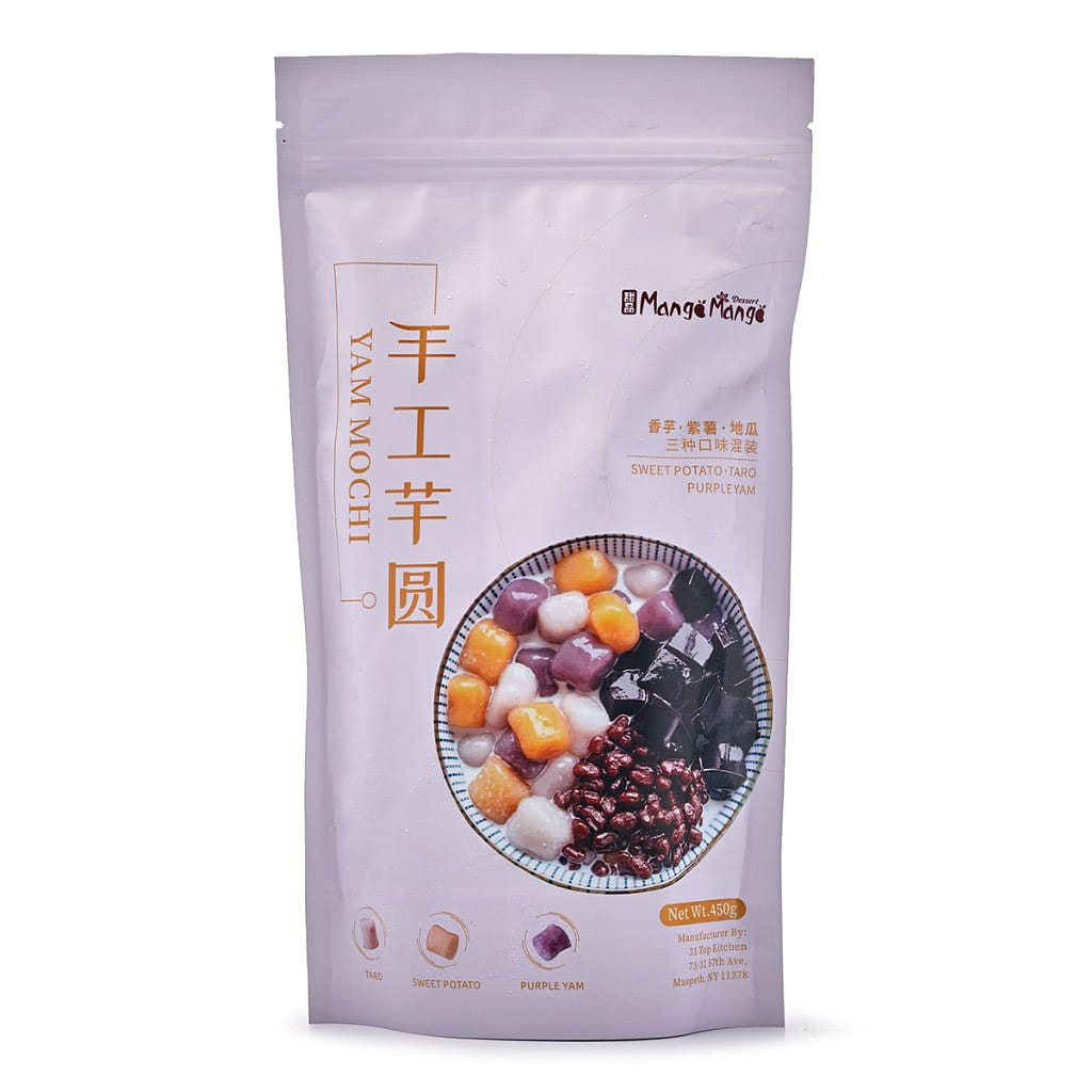 Mango Mango 手工冷冻芋圆 香芋/紫薯/地瓜 450 克
